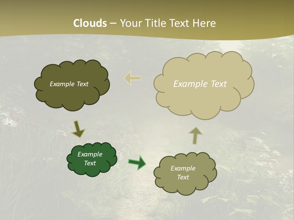Seasonal Landscape Fantasy PowerPoint Template