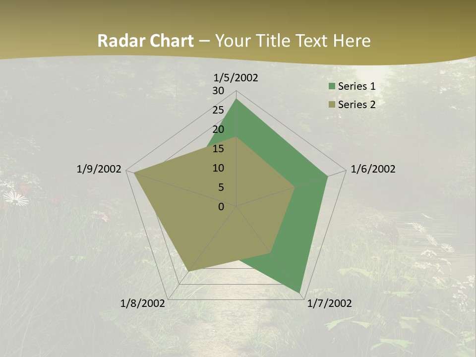 Seasonal Landscape Fantasy PowerPoint Template