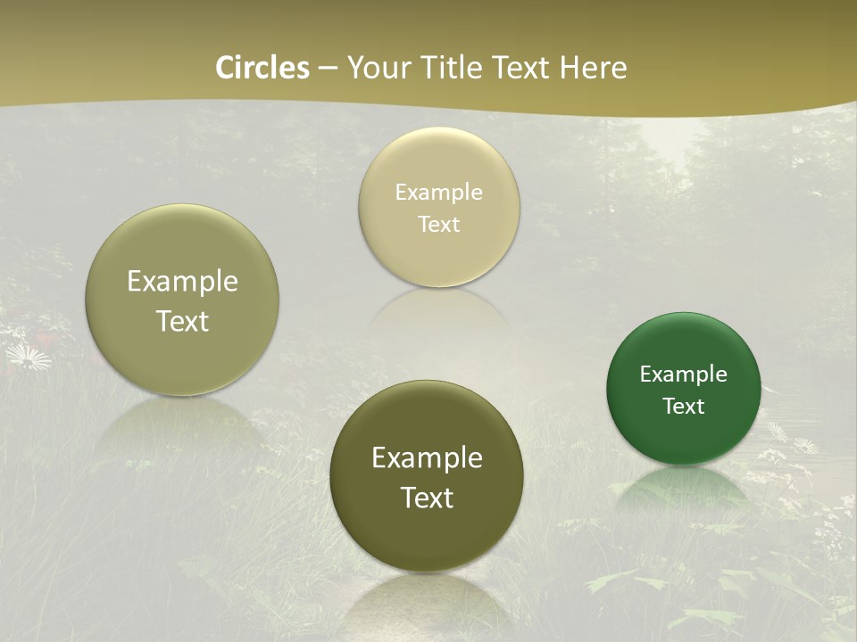 Seasonal Landscape Fantasy PowerPoint Template