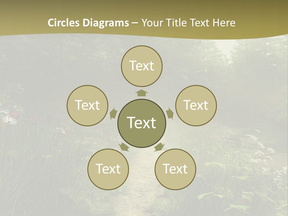 Seasonal Landscape Fantasy PowerPoint Template