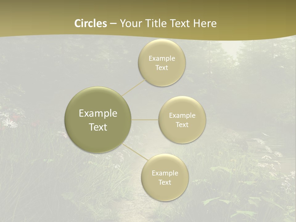 Seasonal Landscape Fantasy PowerPoint Template