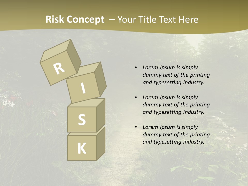 Seasonal Landscape Fantasy PowerPoint Template