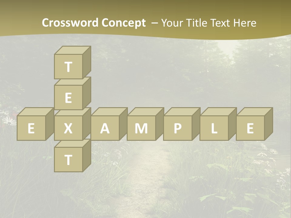 Seasonal Landscape Fantasy PowerPoint Template