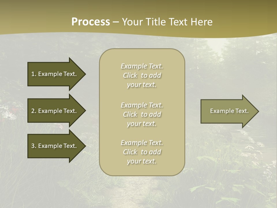 Seasonal Landscape Fantasy PowerPoint Template