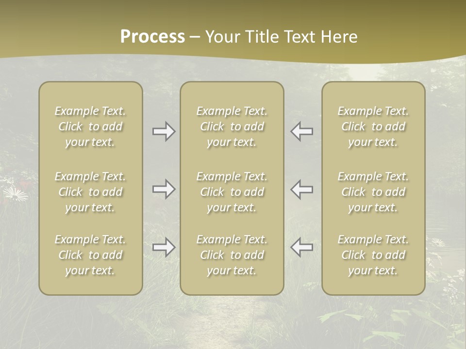 Seasonal Landscape Fantasy PowerPoint Template
