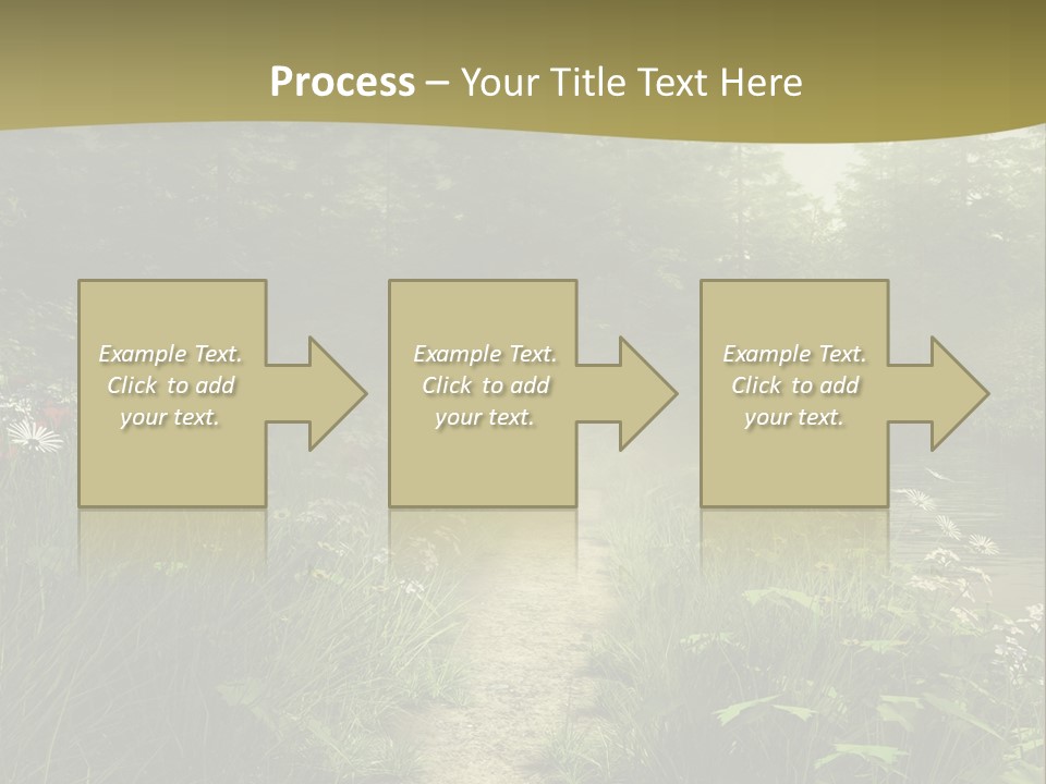 Seasonal Landscape Fantasy PowerPoint Template