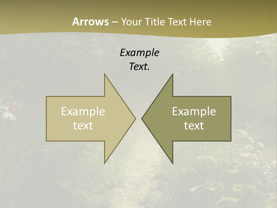 Seasonal Landscape Fantasy PowerPoint Template