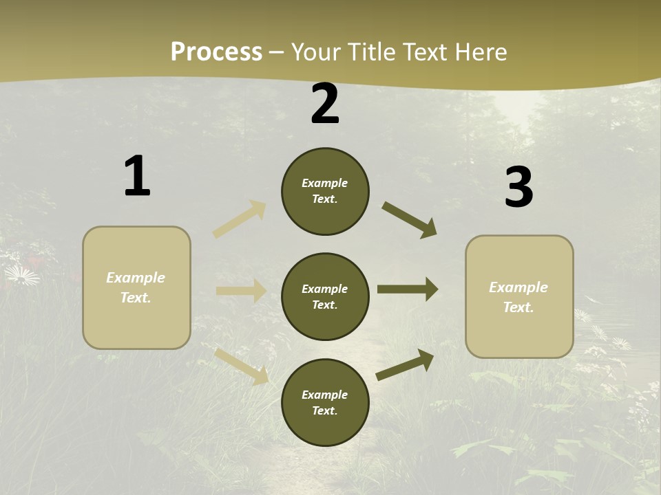 Seasonal Landscape Fantasy PowerPoint Template