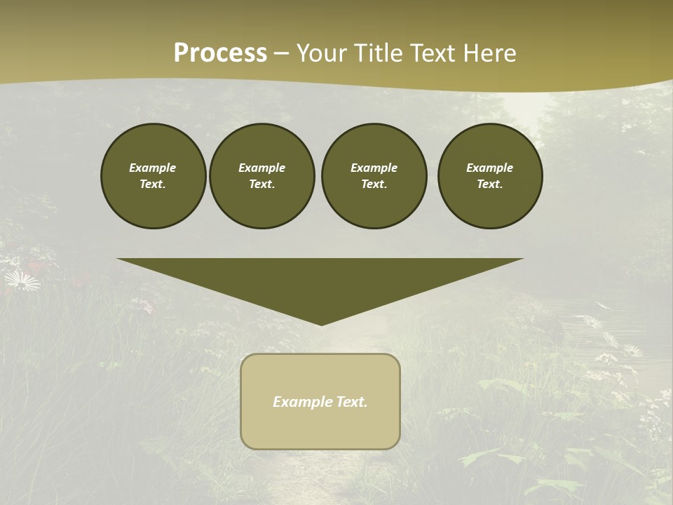 Seasonal Landscape Fantasy PowerPoint Template