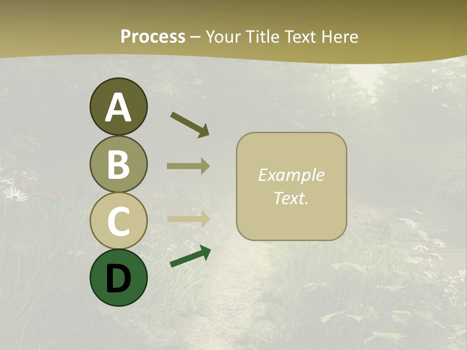 Seasonal Landscape Fantasy PowerPoint Template