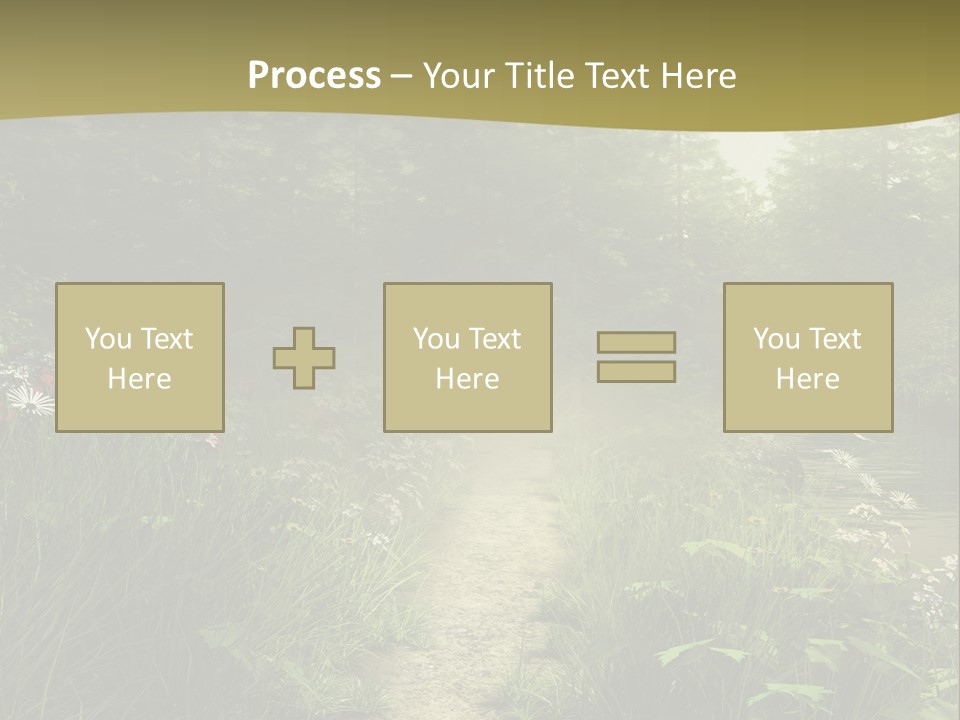Seasonal Landscape Fantasy PowerPoint Template
