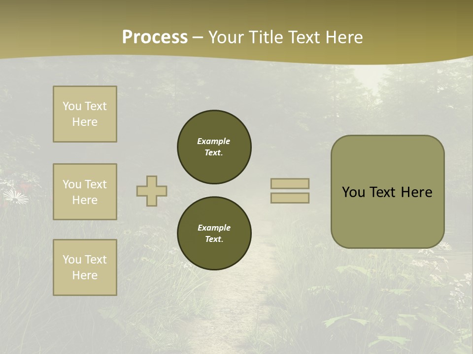 Seasonal Landscape Fantasy PowerPoint Template