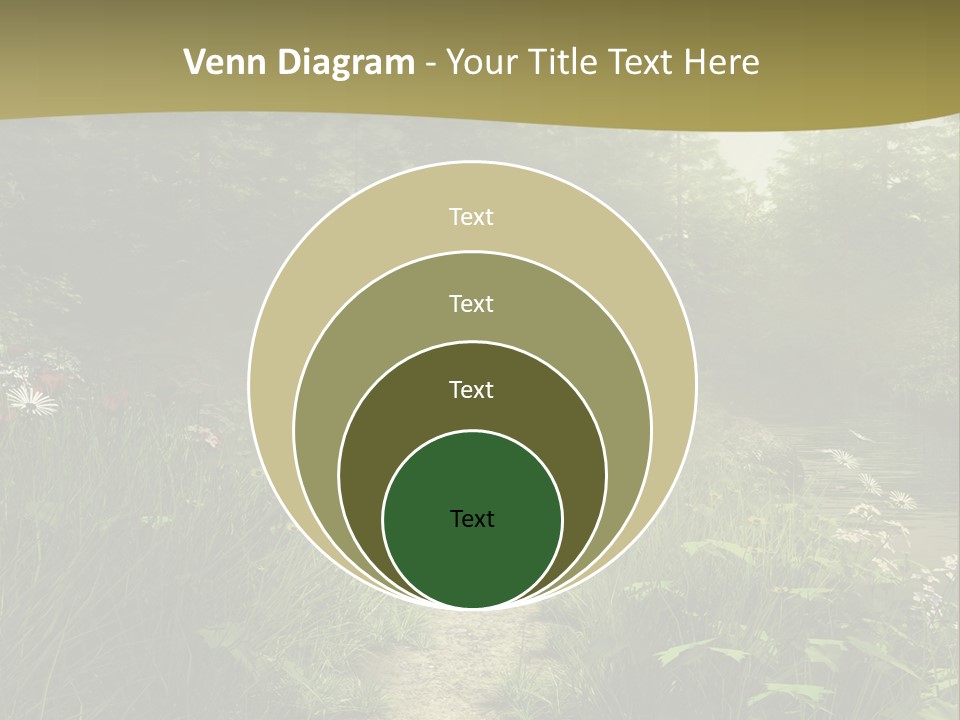 Seasonal Landscape Fantasy PowerPoint Template