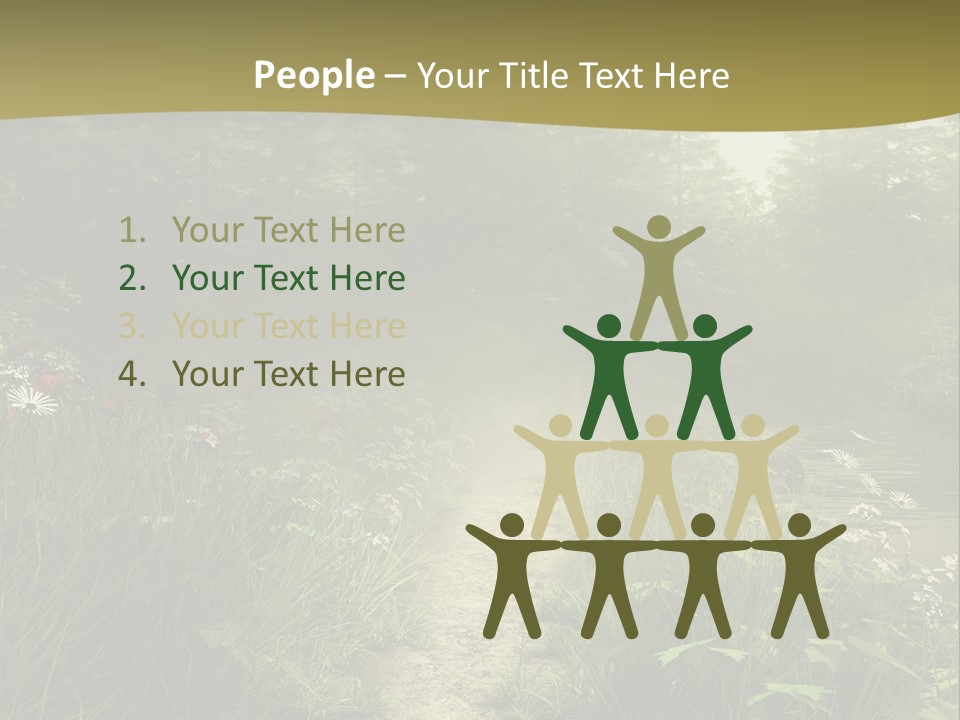 Seasonal Landscape Fantasy PowerPoint Template