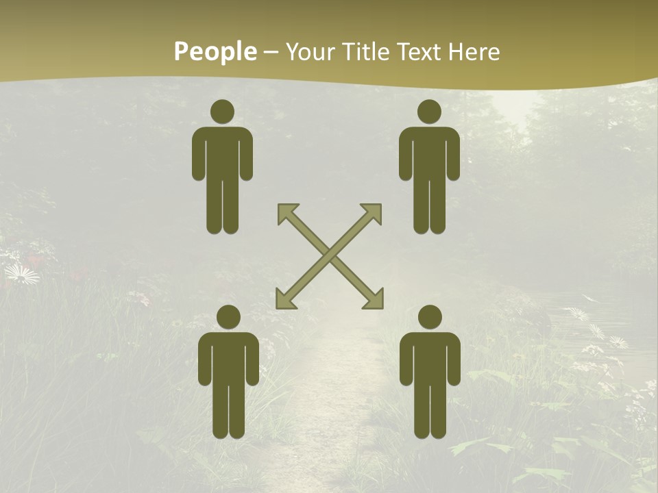 Seasonal Landscape Fantasy PowerPoint Template