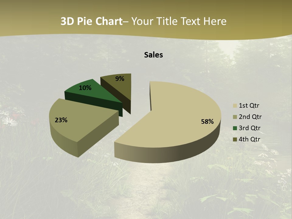 Seasonal Landscape Fantasy PowerPoint Template