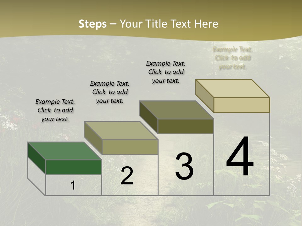 Seasonal Landscape Fantasy PowerPoint Template