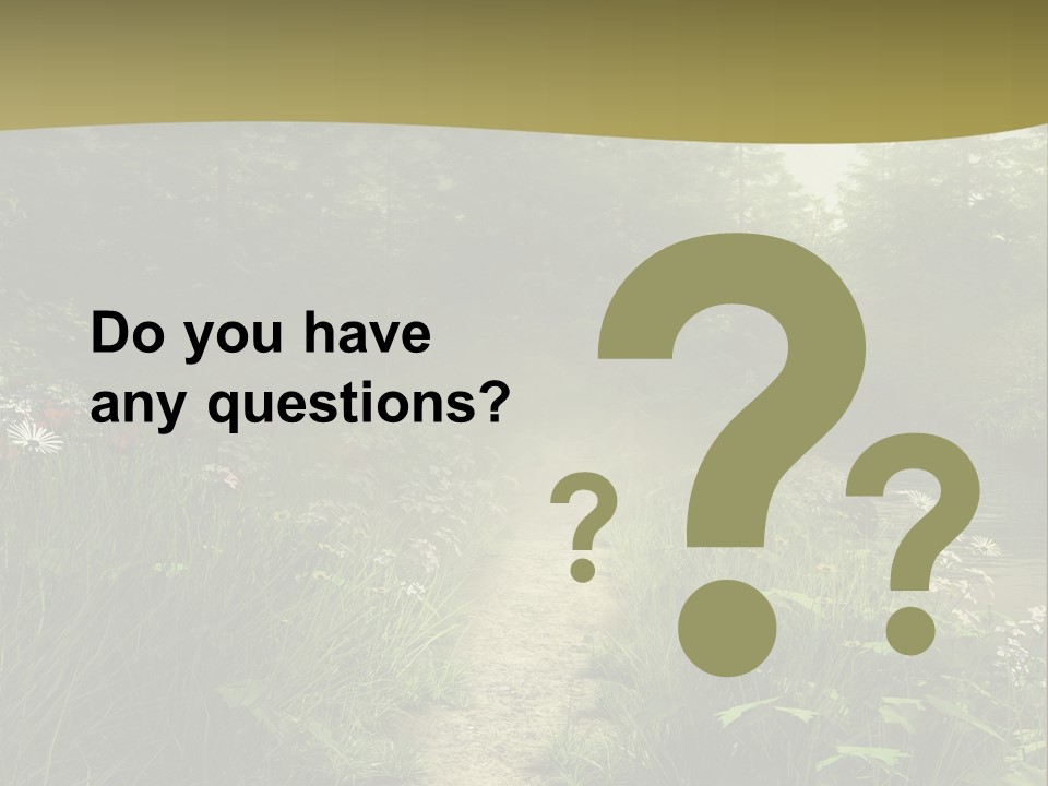 Seasonal Landscape Fantasy PowerPoint Template