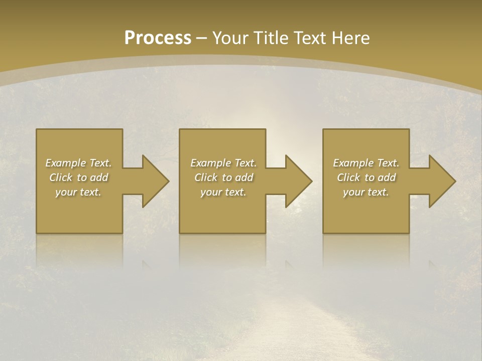 Sunset Background Forest PowerPoint Template
