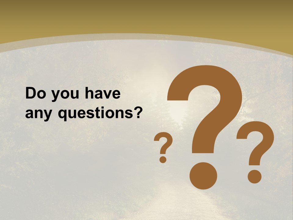 Sunset Background Forest PowerPoint Template