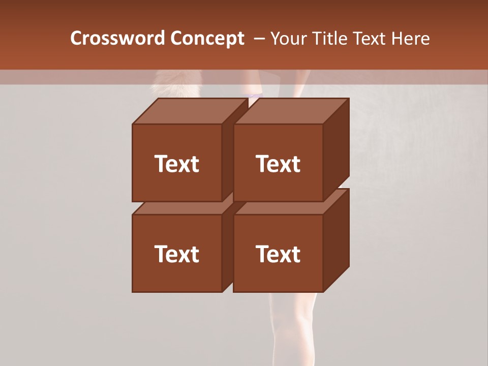 Beautiful Young Babe PowerPoint Template