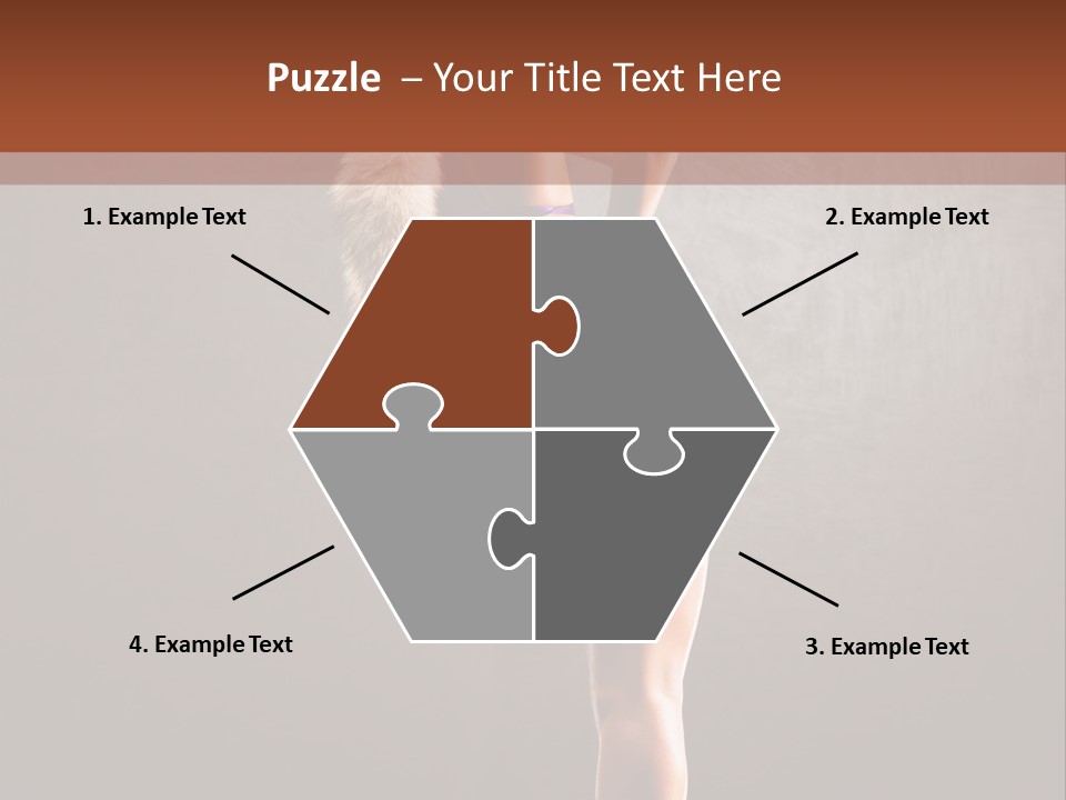 Beautiful Young Babe PowerPoint Template