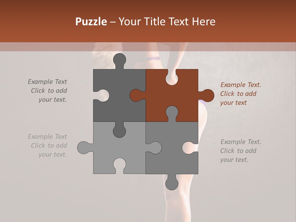 Beautiful Young Babe PowerPoint Template