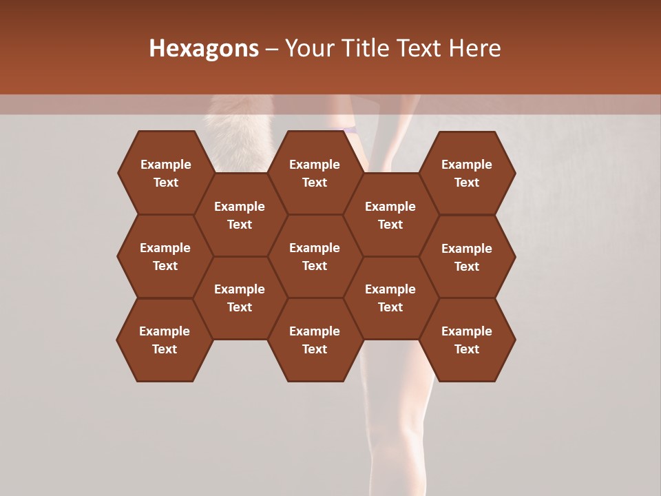 Beautiful Young Babe PowerPoint Template