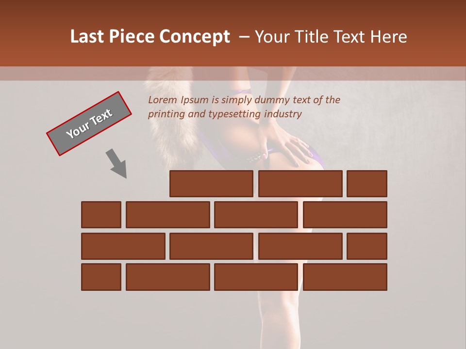 Beautiful Young Babe PowerPoint Template
