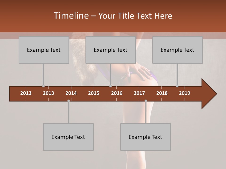Beautiful Young Babe PowerPoint Template