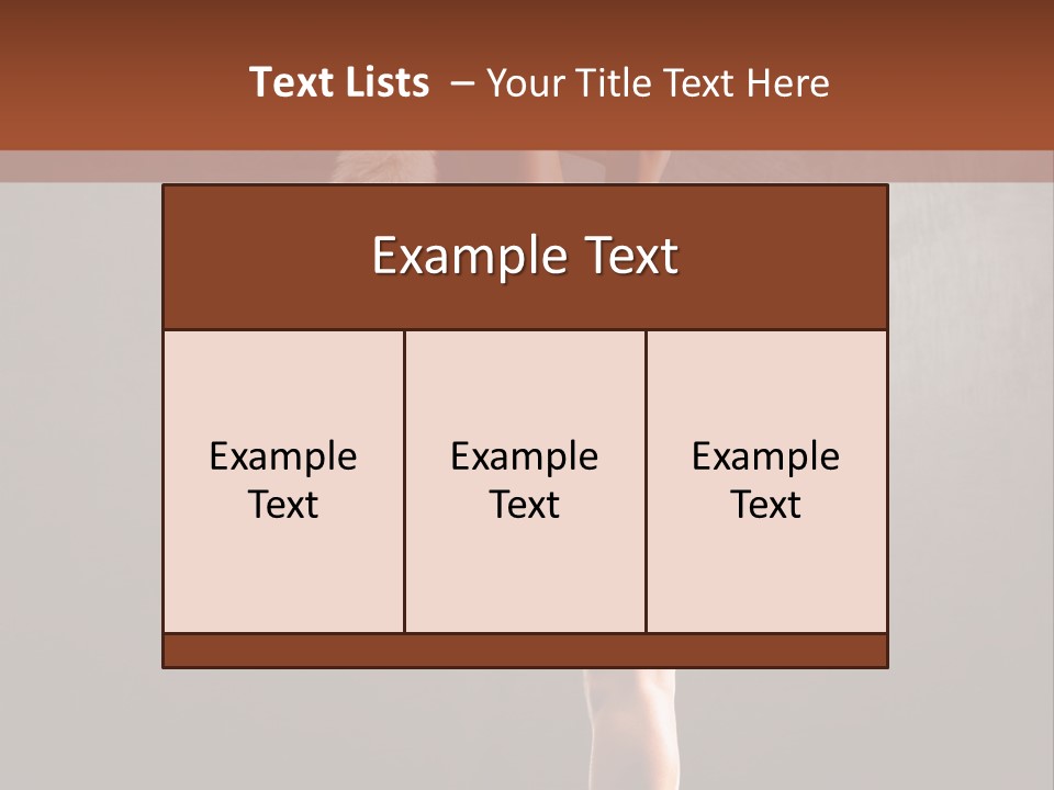 Beautiful Young Babe PowerPoint Template