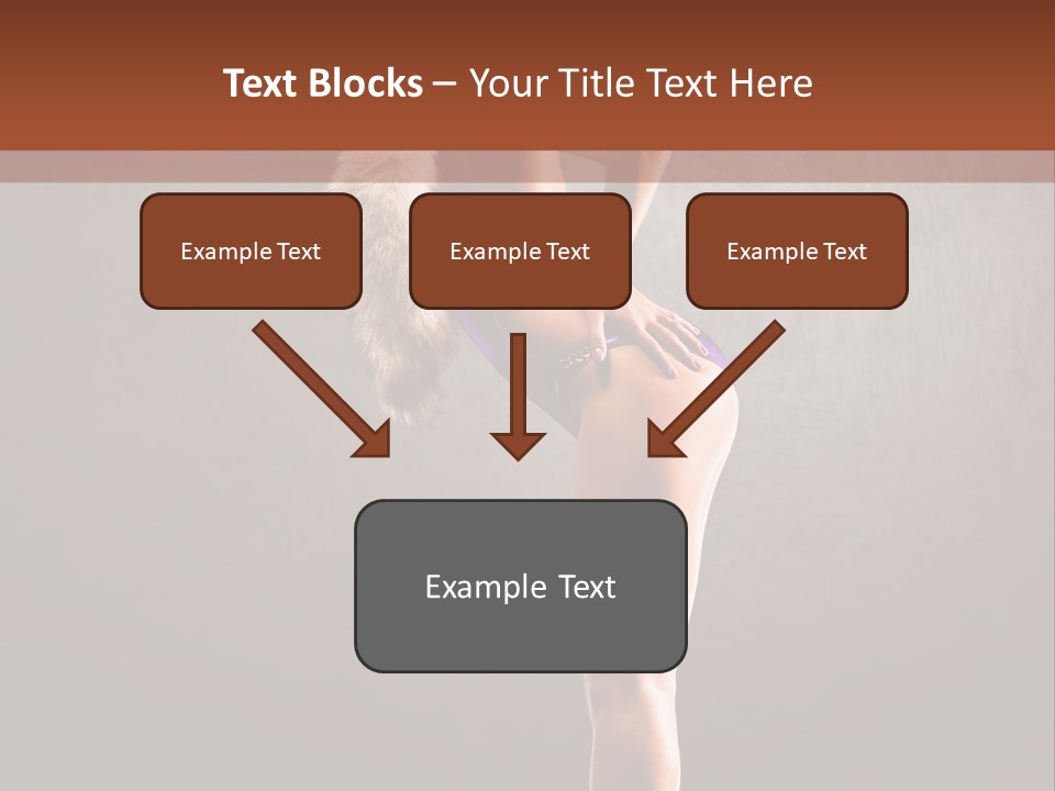 Beautiful Young Babe PowerPoint Template