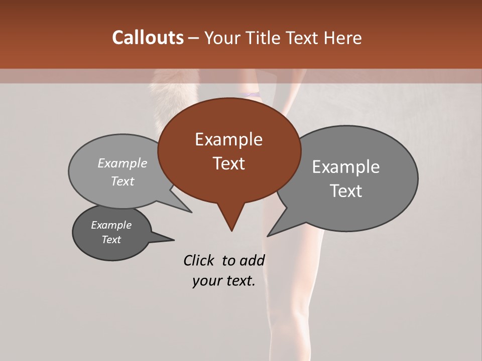 Beautiful Young Babe PowerPoint Template