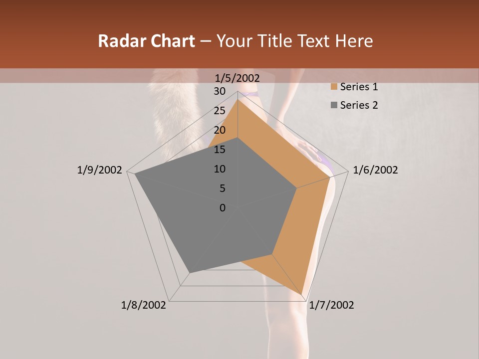 Beautiful Young Babe PowerPoint Template