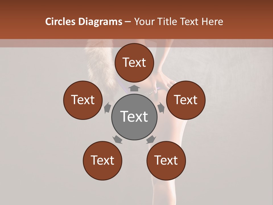 Beautiful Young Babe PowerPoint Template