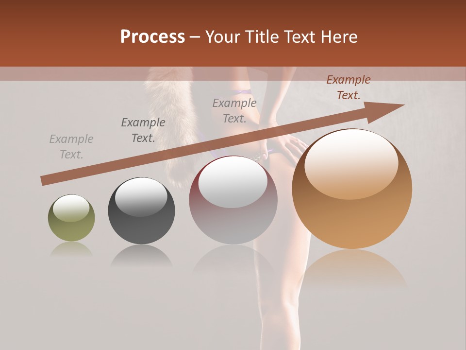 Beautiful Young Babe PowerPoint Template