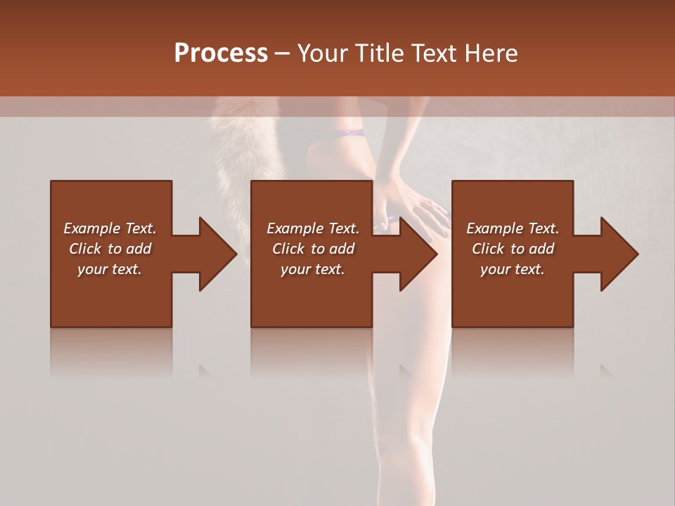 Beautiful Young Babe PowerPoint Template