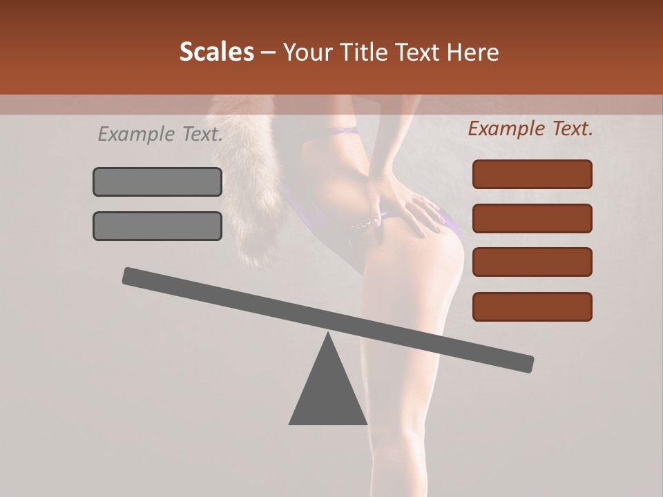 Beautiful Young Babe PowerPoint Template