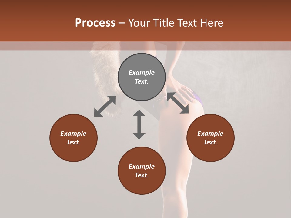 Beautiful Young Babe PowerPoint Template