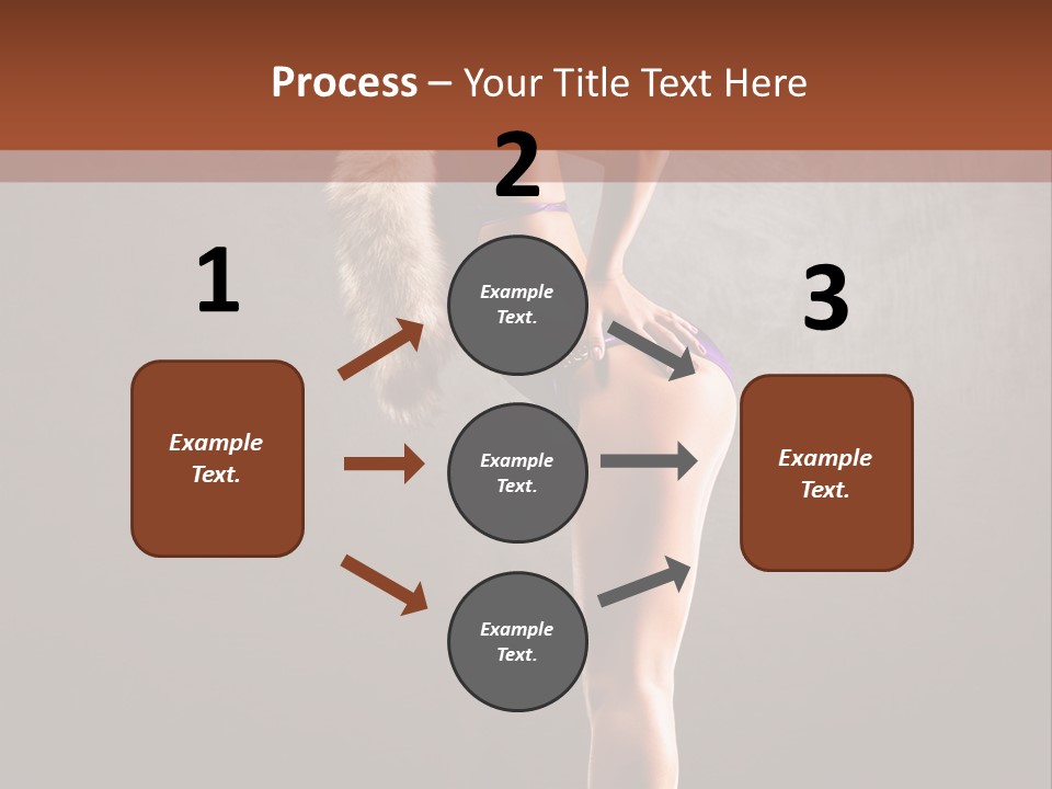 Beautiful Young Babe PowerPoint Template