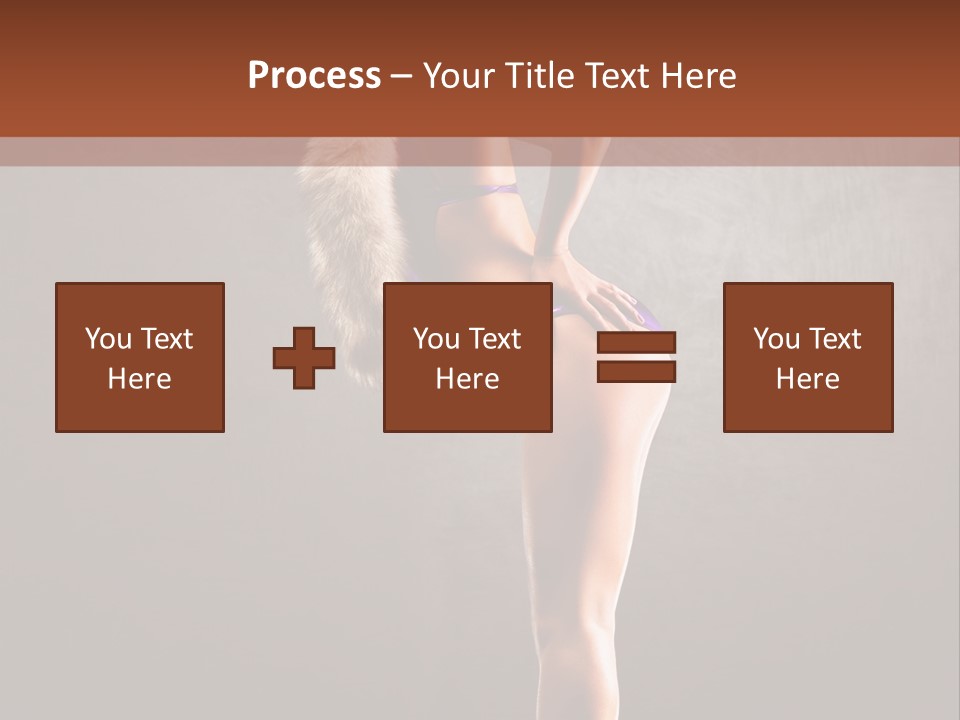 Beautiful Young Babe PowerPoint Template