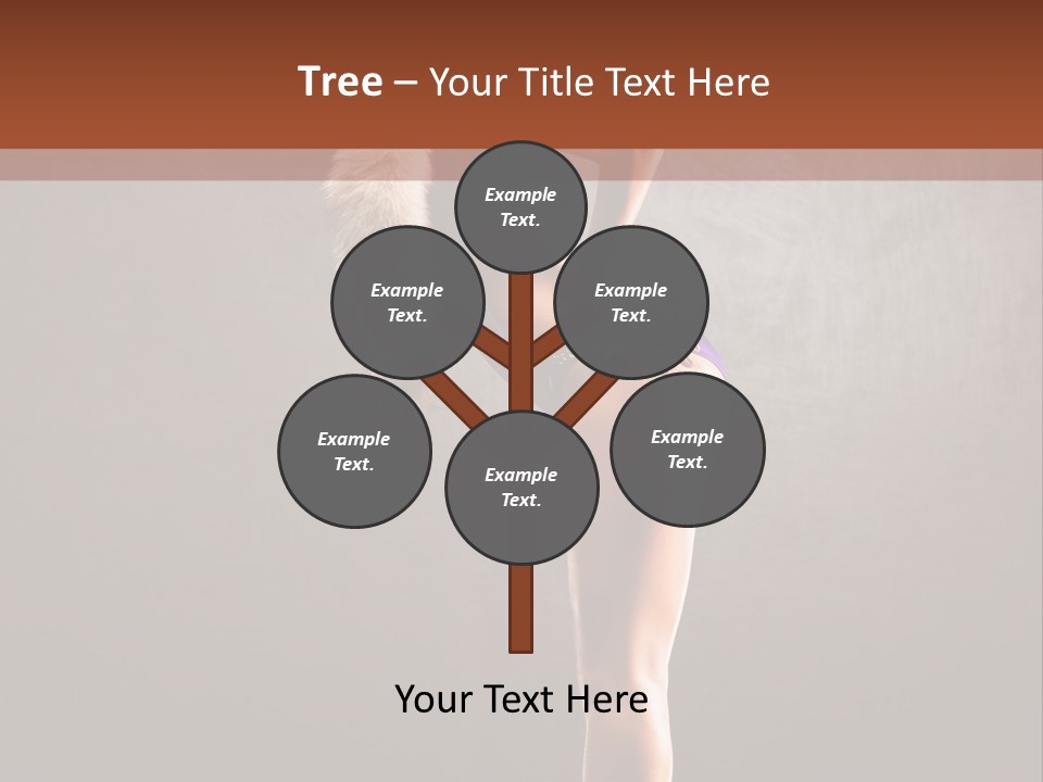 Beautiful Young Babe PowerPoint Template