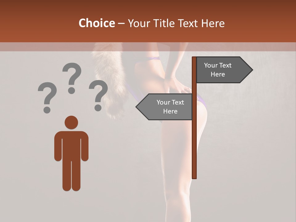 Beautiful Young Babe PowerPoint Template