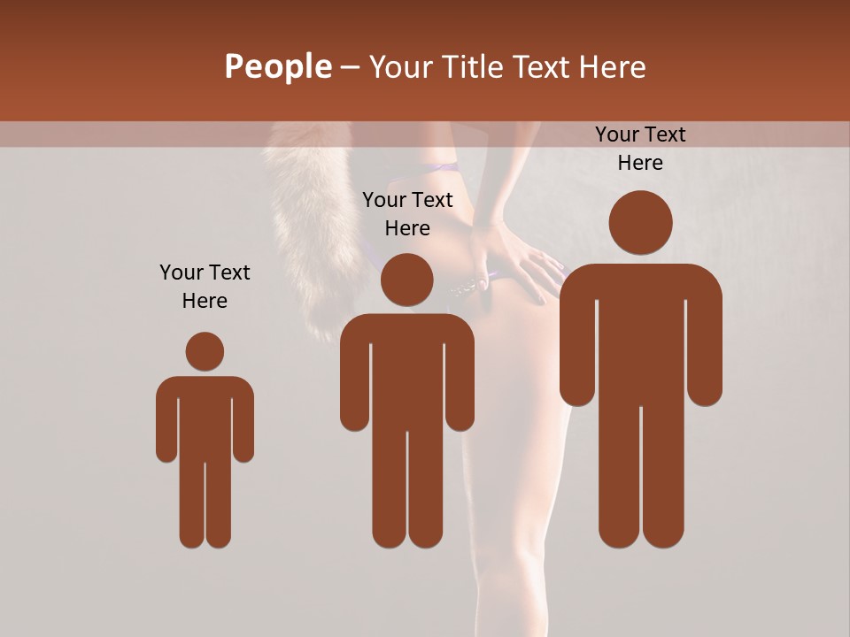 Beautiful Young Babe PowerPoint Template