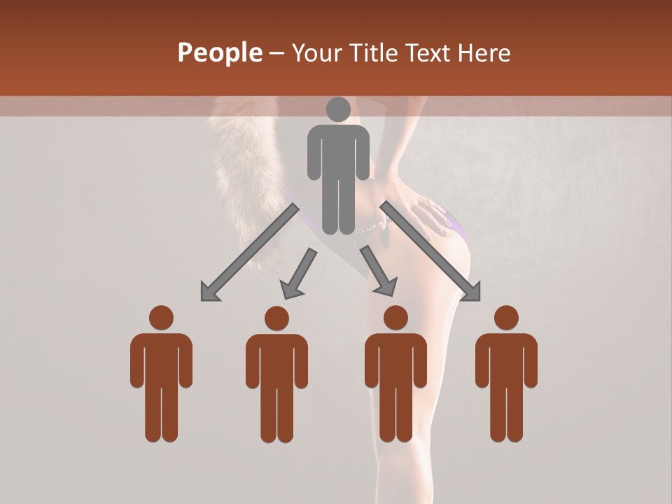 Beautiful Young Babe PowerPoint Template