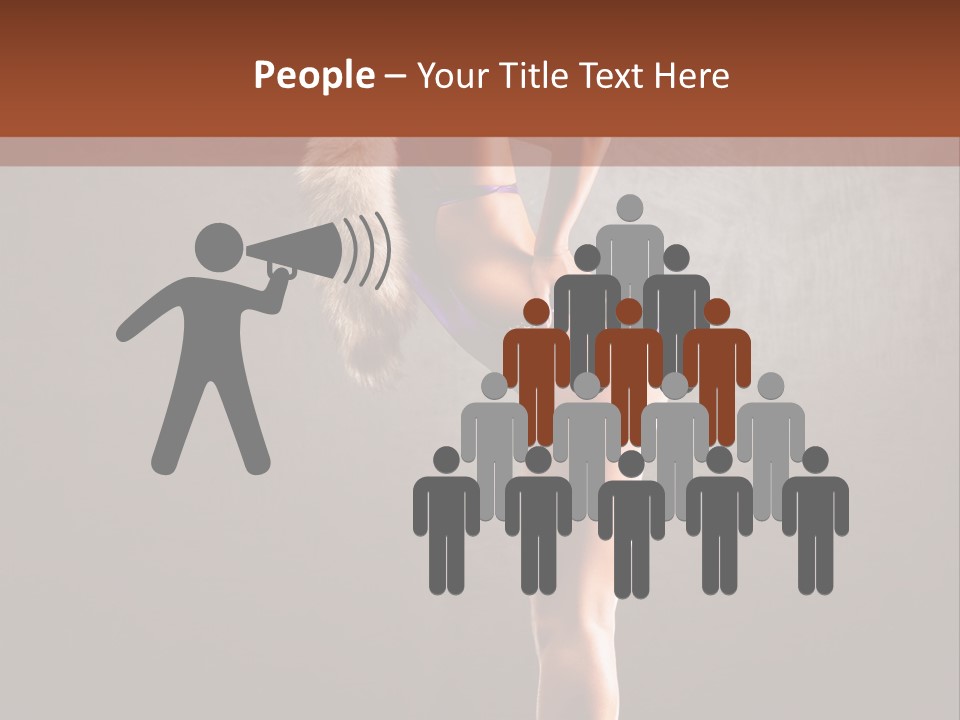 Beautiful Young Babe PowerPoint Template