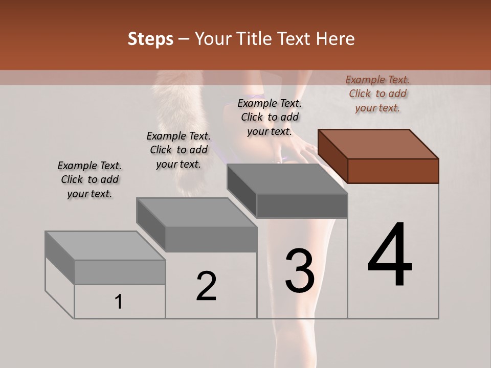 Beautiful Young Babe PowerPoint Template