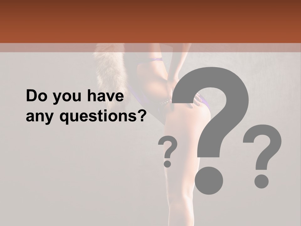 Beautiful Young Babe PowerPoint Template