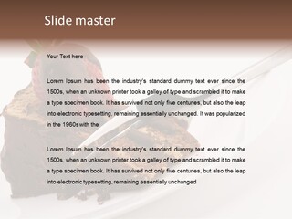 Gourmet White Food PowerPoint Template