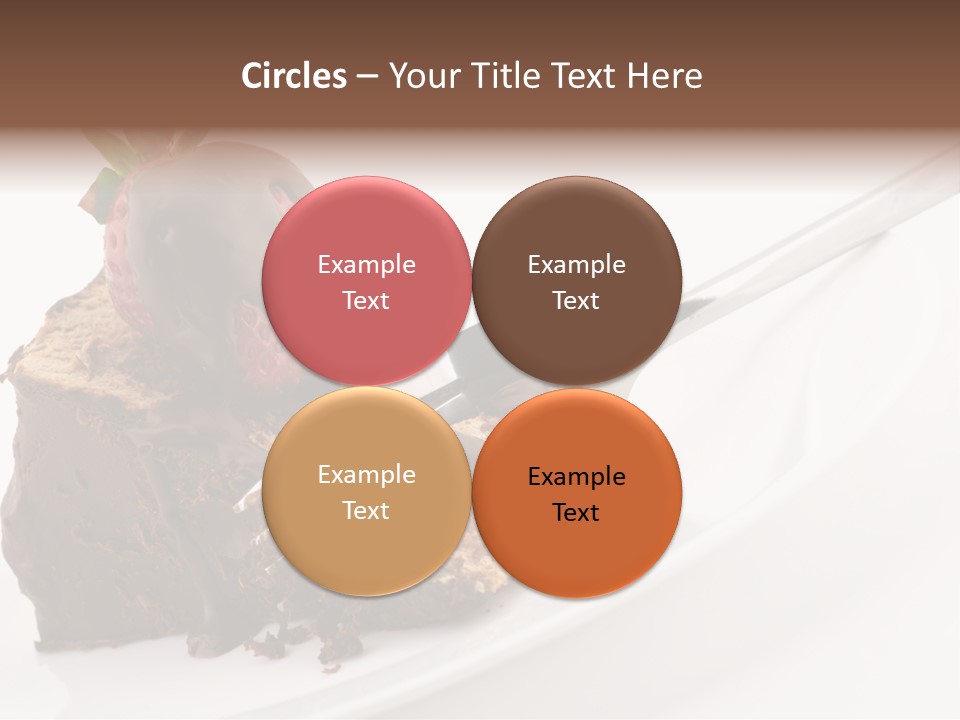 Gourmet White Food PowerPoint Template